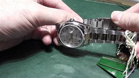 how to adjust a rolex datejust band